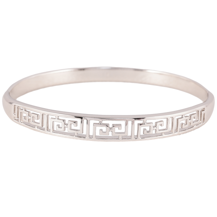 Браслет Xuping Родий Резной узор ø 6см фото №23 Браслет Xuping Родий Резной узор ø 6см фото №23