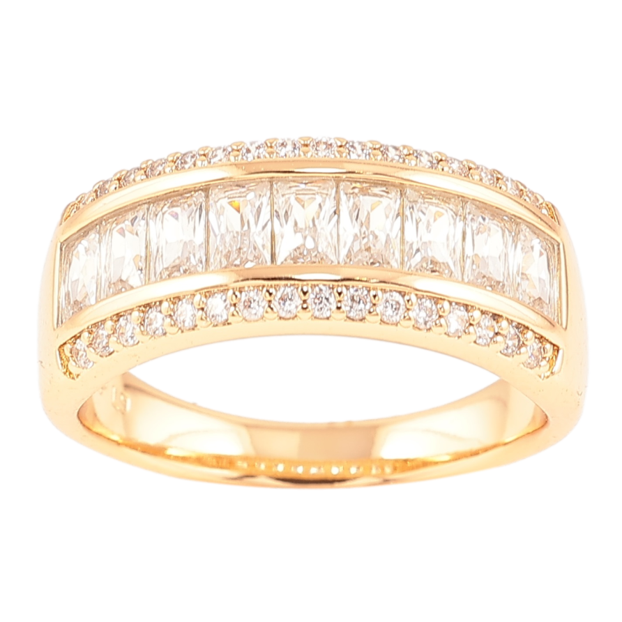 Кольцо Xuping Позолота 18K Инкрустация цирконием фото №1 Кольцо Xuping Позолота 18K Инкрустация цирконием фото №1