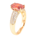 Кольцо Xuping Позолота 18K Инкрустация цирконием с красным фианитом фото №2 Кольцо Xuping Позолота 18K Инкрустация цирконием с красным фианитом фото №2