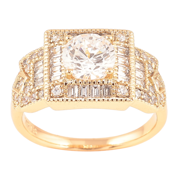 Каблучка Xuping Позолота 18K «Інкрустація цирконієм» фото №20