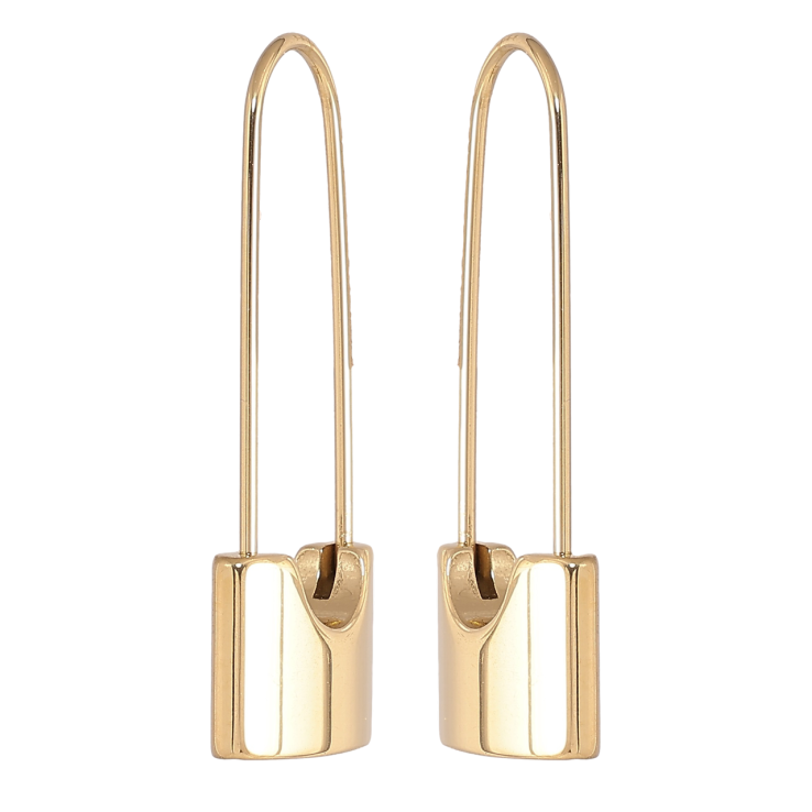 Серьги Xuping TTM Stainless Steel цвет 14К французский замок Булавки фото №19