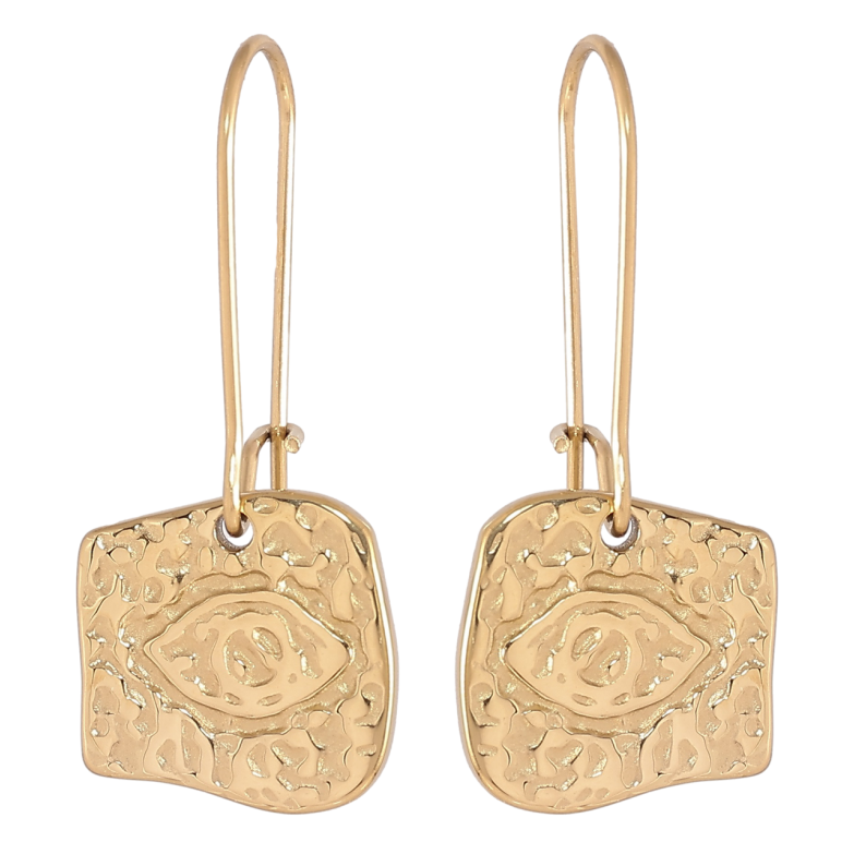 Серьги Xuping TTM Stainless Steel цвет 14К французский замок Декоративные подвески фото №1