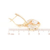 Сережки Xuping Позолота 18K англійський замок «Великі сердечка з інкрустацією цирконієм» фото №2 Сережки Xuping Позолота 18K англійський замок «Великі сердечка з інкрустацією цирконієм» фото №2