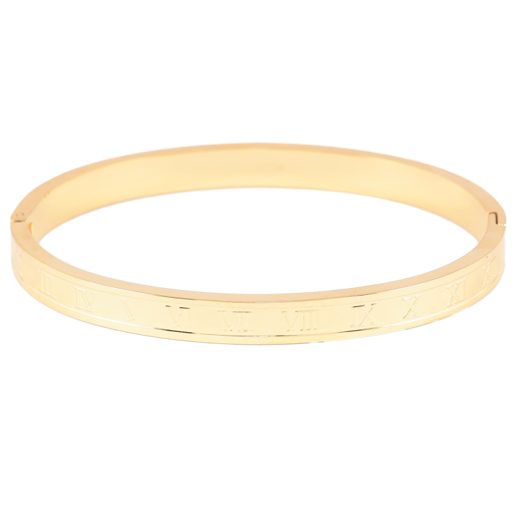 Браслет Xuping ТТМ Stainless Steel колір 14K Римські цифри» ø 6см фото №21