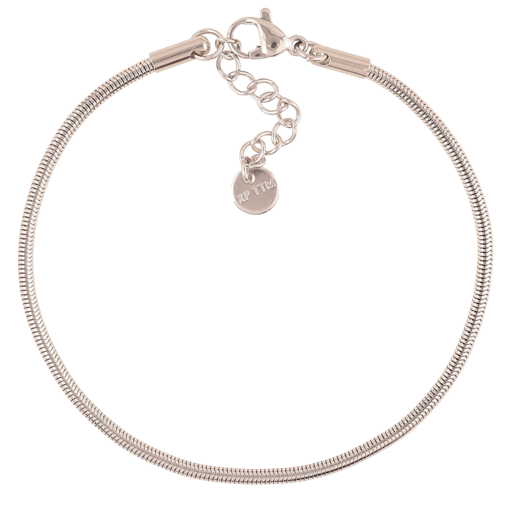 Браслет Xuping ТТМ Stainless Steel колір Родій «Ювелірний шнур» розмір з доп.ланцюжком 17.5-20.5см х 2мм фото №4 Браслет Xuping ТТМ Stainless Steel колір Родій «Ювелірний шнур» розмір з доп.ланцюжком 17.5-20.5см х 2мм фото №4