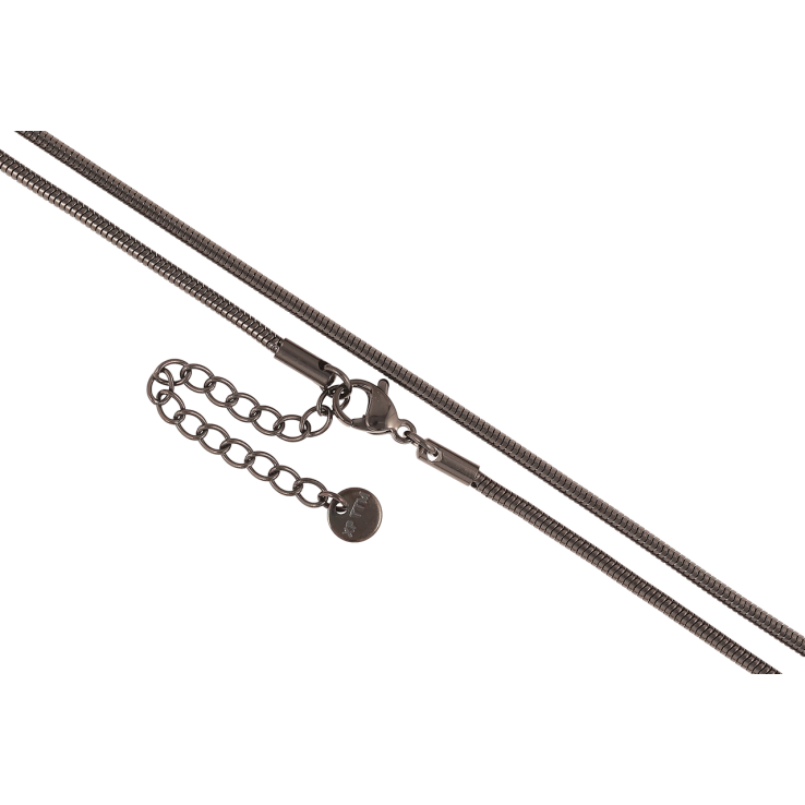 Цепочка Xuping цвет Black Плетение Ювелирный шнур длина 41-46см х 2мм фото №8
