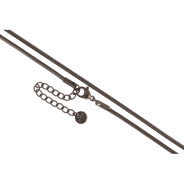 Цепочка Xuping цвет Black Плетение Ювелирный шнур длина 41-46см х 2мм фото №1