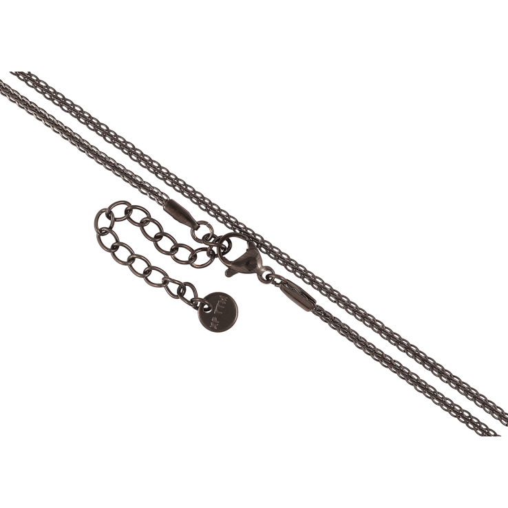 Цепочка Xuping цвет Black Плетение Париджина длина 42-46см х 2мм фото №3