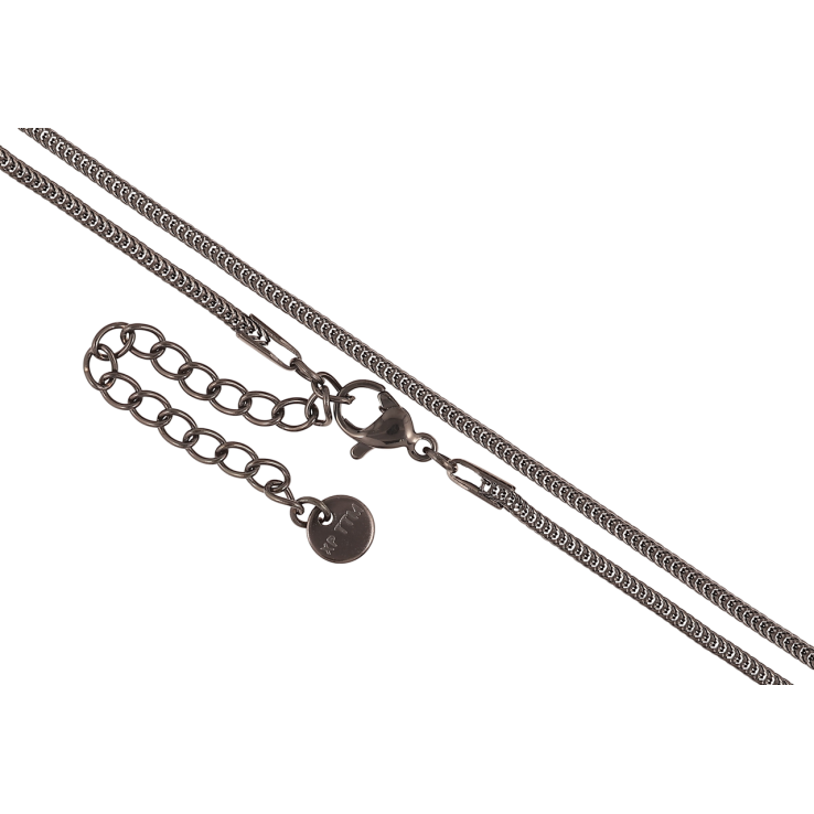 Ланцюжок Xuping колір Black «Плетіння шнур 4-х гранний» довжина 41-46см х 1.5мм фото №20 Ланцюжок Xuping колір Black «Плетіння шнур 4-х гранний» довжина 41-46см х 1.5мм фото №20