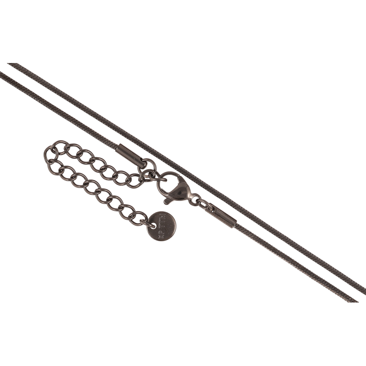 Цепочка Xuping цвет Black Плетение Ювелирный шнур 4-х гранный длина 42-47см х 1мм фото №11