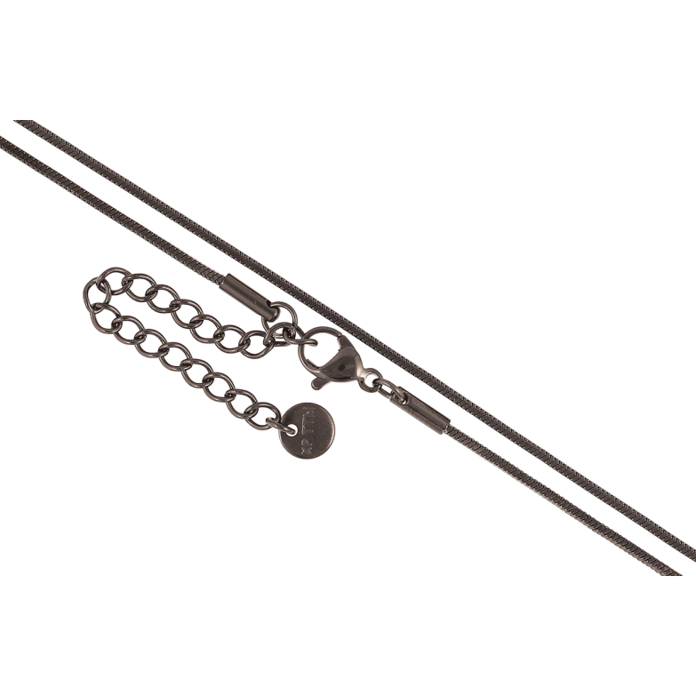 Цепочка Xuping цвет Black Плетение Ювелирный шнур 4-х гранный длина 42-47см х 1мм фото №1