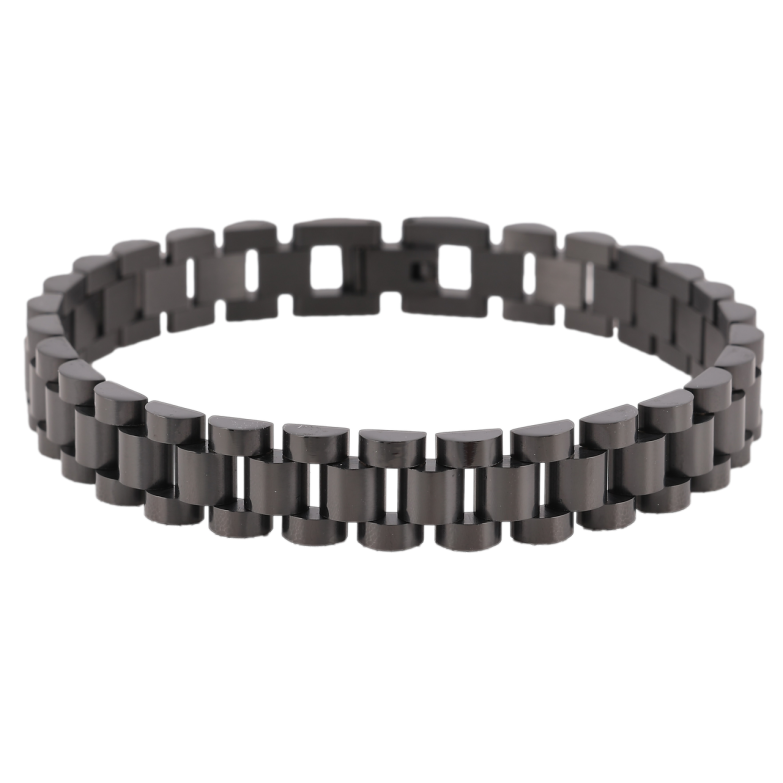 Браслет Xuping колір Black «Браслетне плетіння» розмір 21см х 10мм фото №1