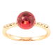 Кольцо Xuping цвет 18K с кр-ми Swarovski Кристальный шарик Siam фото №1 Кольцо Xuping цвет 18K с кр-ми Swarovski Кристальный шарик Siam фото №1