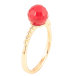Кольцо Xuping цвет 18K с кр-ми Swarovski Кристальный шарик Siam фото №2 Кольцо Xuping цвет 18K с кр-ми Swarovski Кристальный шарик Siam фото №2