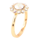 Кольцо Xuping цвет 18K с кр-ми Swarovski Цветочек из кристаллов АВ фото №2
