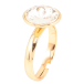 Каблучка Xuping колір 18K з кр-ми Swarovski Кристал Clear, ø 12мм фото №2 Каблучка Xuping колір 18K з кр-ми Swarovski Кристал Clear, ø 12мм фото №2