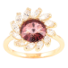 Кольцо Xuping цвет 18K с кр-ми Swarovski Цветок с кристаллом Antique Pink фото №1 Кольцо Xuping цвет 18K с кр-ми Swarovski Цветок с кристаллом Antique Pink фото №1