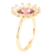 Кольцо Xuping цвет 18K с кр-ми Swarovski Цветок с кристаллом Antique Pink фото №2 Кольцо Xuping цвет 18K с кр-ми Swarovski Цветок с кристаллом Antique Pink фото №2