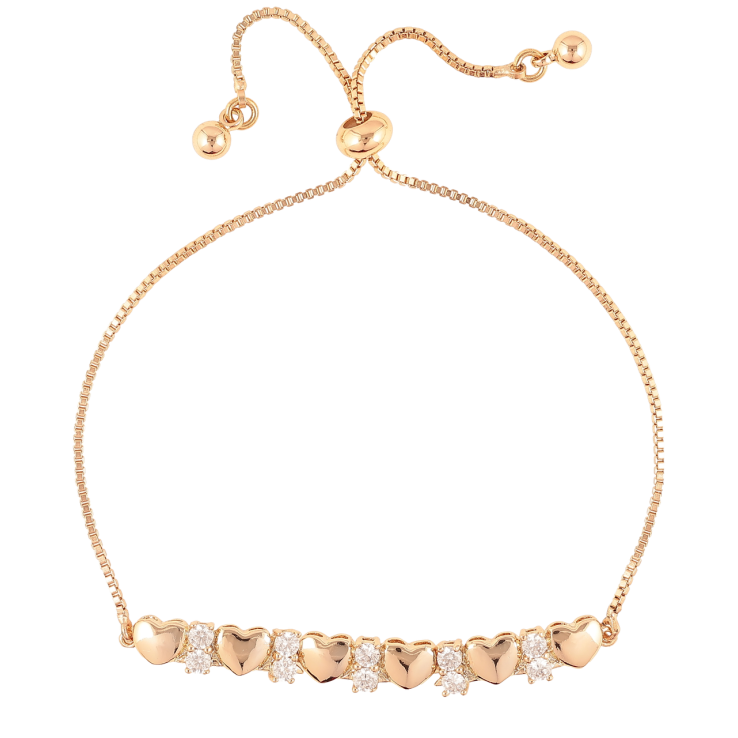 Браслет Xuping Позолота 18K Сердечки с цирконием на бегунке 12-22см х 1мм фото №18 Браслет Xuping Позолота 18K Сердечки с цирконием на бегунке 12-22см х 1мм фото №18