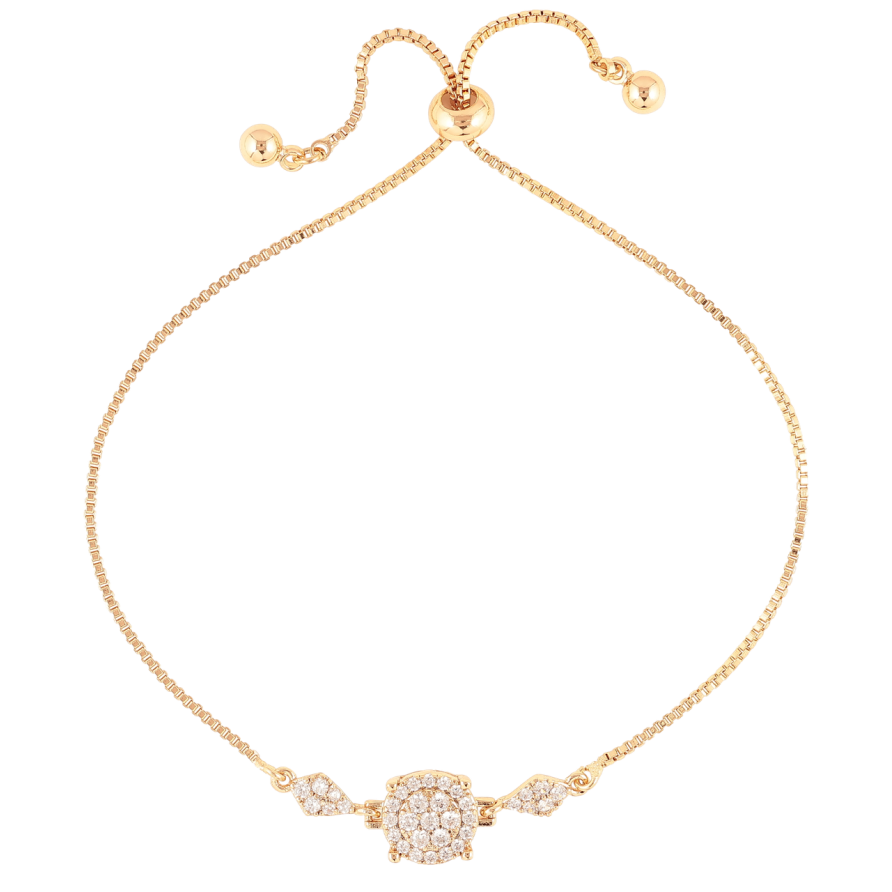 Браслет Xuping Позолота 18K Цепочка с декоративной вставкой на бегунке 10-23см х 1мм фото №1 Браслет Xuping Позолота 18K Цепочка с декоративной вставкой на бегунке 10-23см х 1мм фото №1