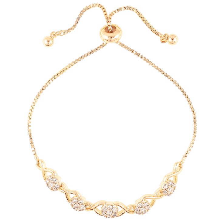 Браслет Xuping Позолота 18K Цветочный узор с цирконием на бегунке 12-22см х 1мм фото №24 Браслет Xuping Позолота 18K Цветочный узор с цирконием на бегунке 12-22см х 1мм фото №24