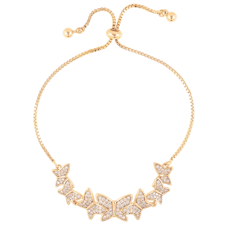 Браслет Xuping Позолота 18K «Метелики з інкрустацією цирконієм» на бігунку 12-22см х 1мм фото №19 Браслет Xuping Позолота 18K «Метелики з інкрустацією цирконієм» на бігунку 12-22см х 1мм фото №19
