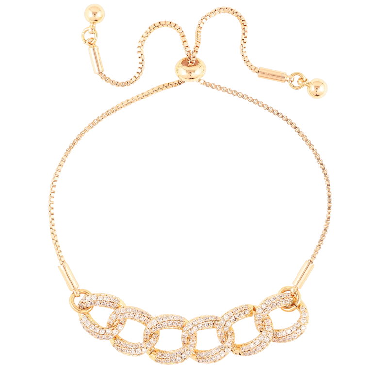 Браслет Xuping Позолота 18K Цепочка с инкрустацией цирконием на бегунке 10-22см х 1мм фото №1 Браслет Xuping Позолота 18K Цепочка с инкрустацией цирконием на бегунке 10-22см х 1мм фото №1