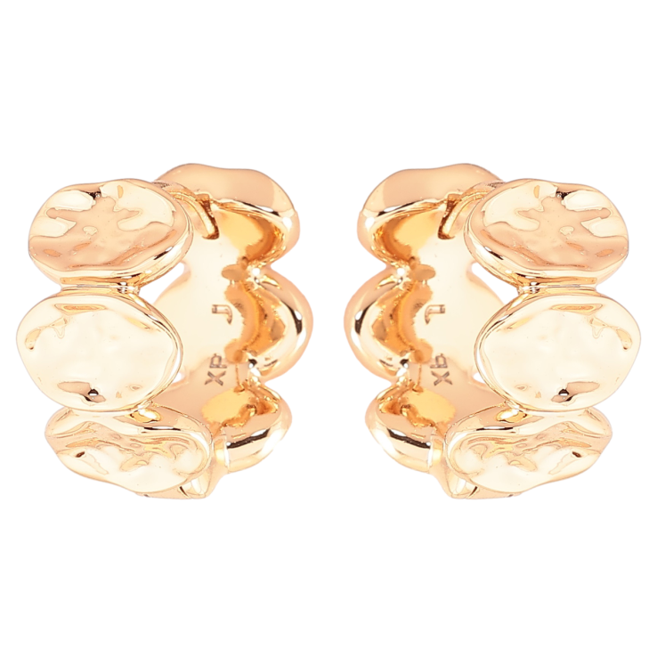 Серьги Xuping Позолота 18K колечки Декоративный узор фото №25 Серьги Xuping Позолота 18K колечки Декоративный узор фото №25