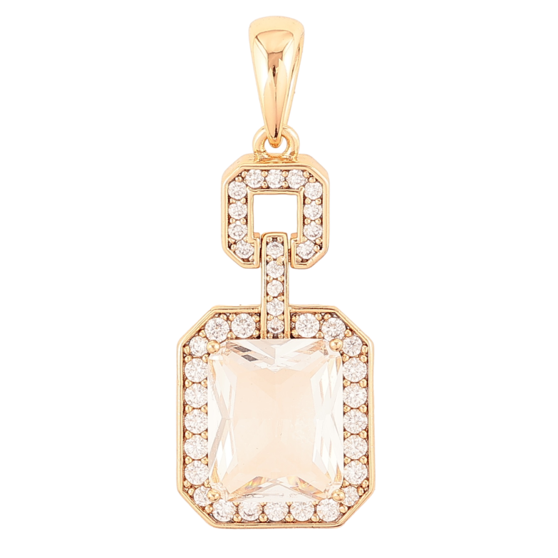 Кулон Xuping Позолота 18K Фигурная подвеска с фианитом и цирконием для цепочки до 6мм фото №1