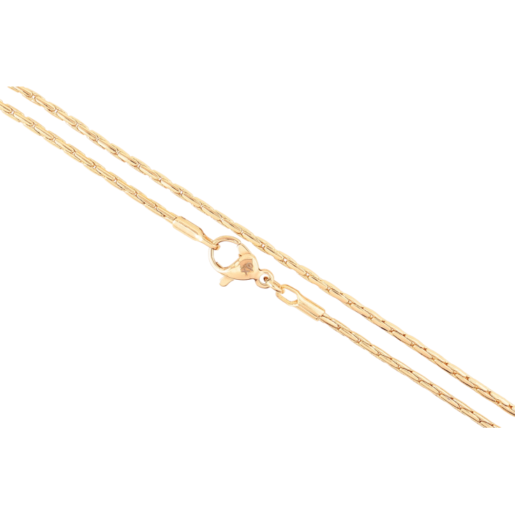 Цепочка Xuping Позолота 18K Плетение Фантазийное длинна 46см х 1.5мм фото №10