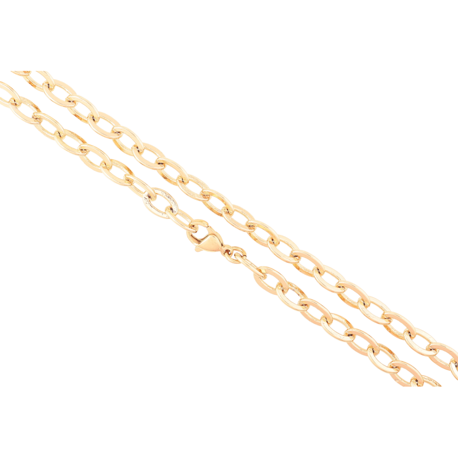 Цепочка Xuping Позолота 18K Плетение Якорное длинна 50см х 5мм фото №1 Цепочка Xuping Позолота 18K Плетение Якорное длинна 50см х 5мм фото №1