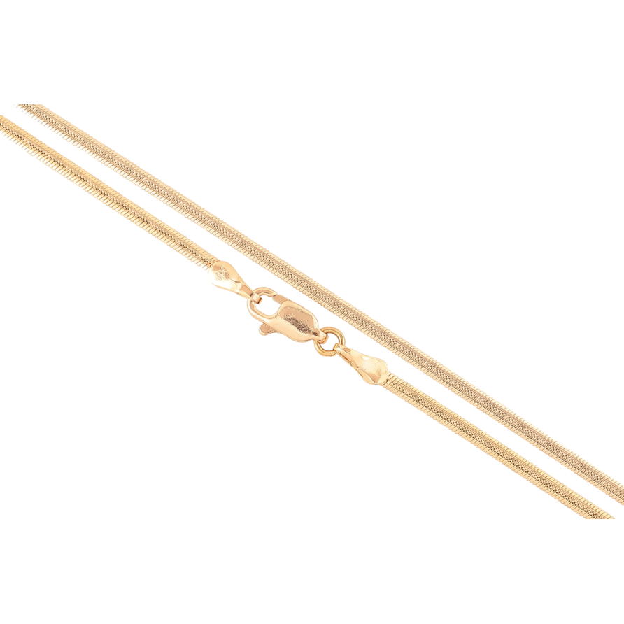 Цепочка Xuping Позолота 18K Плетение Снейк длинна 45см х 2мм фото №1