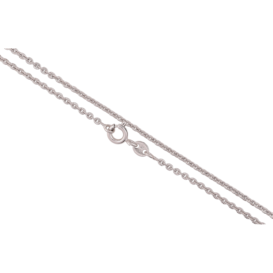 Ланцюжок Xuping Родій Плетіння Якірне з візерунком» довжина 45см х 1.5мм фото №1