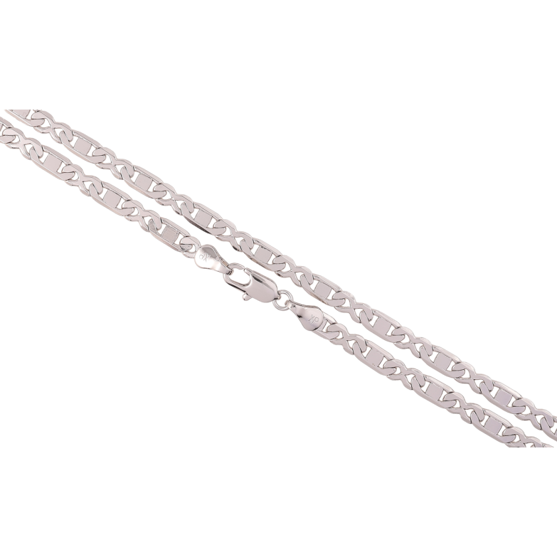 Ланцюжок Xuping Родій Плетіння Комбіноване» довжина 45см х 4мм фото №1