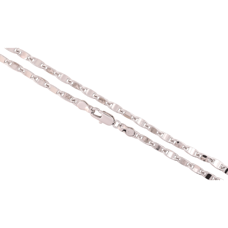 Ланцюжок Xuping Родій Плетіння Морський ланцюг» довжина 46см х 4мм фото №18