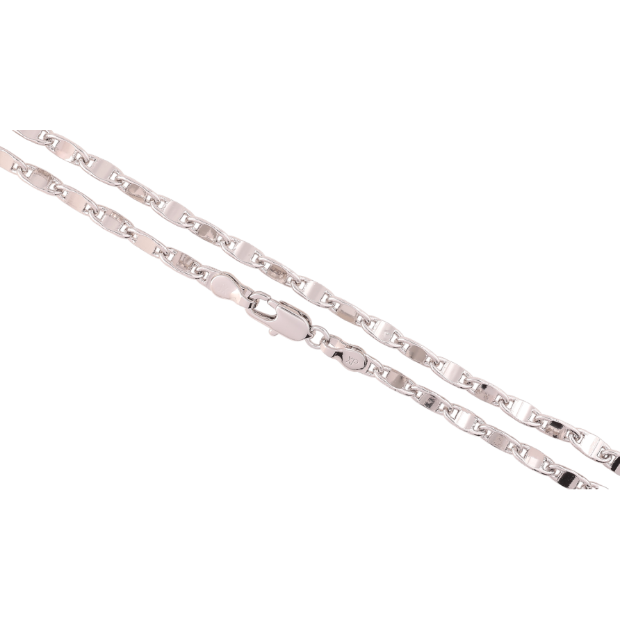 Ланцюжок Xuping Родій Плетіння Морський ланцюг» довжина 46см х 4мм фото №1