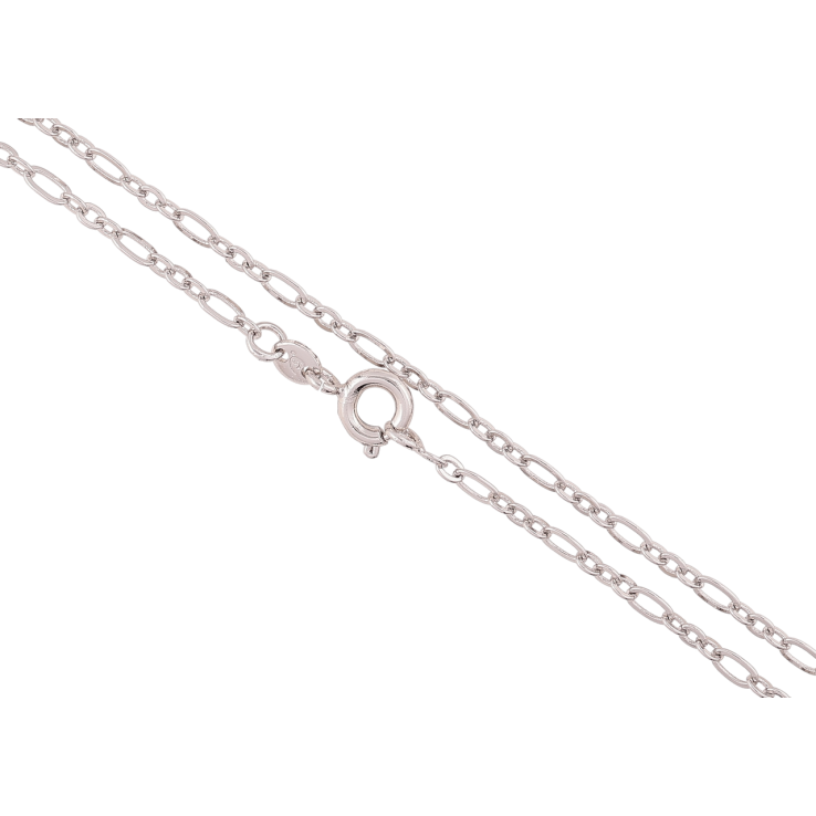 Ланцюжок Xuping Родій Плетіння Якірне Фантазійне» довжина 45см х 2.5мм фото №4 Ланцюжок Xuping Родій Плетіння Якірне Фантазійне» довжина 45см х 2.5мм фото №4