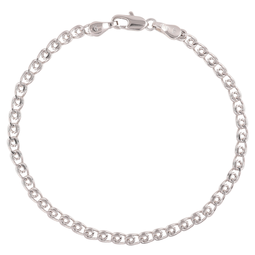 Браслет Xuping Родий Цепочка плетение Лав размер 19см х 3.5мм фото №1 Браслет Xuping Родий Цепочка плетение Лав размер 19см х 3.5мм фото №1