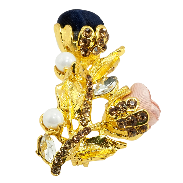 Брошь Цветочная веточка фото №4 Брошь Цветочная веточка фото №4