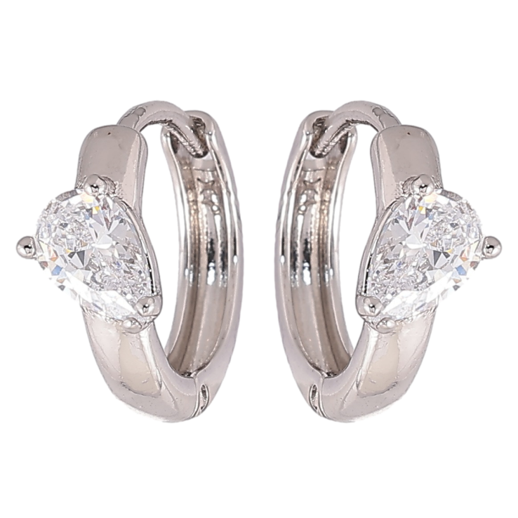 Серьги Xuping Родий колечки Вставки фианиты» фото №11 Серьги Xuping Родий колечки Вставки фианиты» фото №11