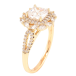 Кольцо Xuping Позолота 18K Инкрустация цирконием фото №2 Кольцо Xuping Позолота 18K Инкрустация цирконием фото №2