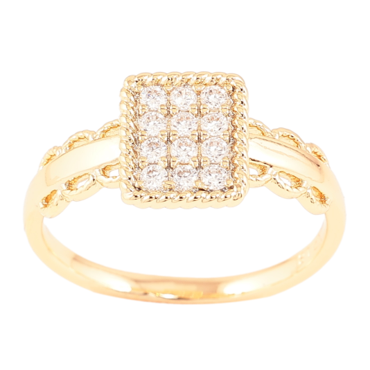 Кольцо Xuping Позолота 18K Декоративный узор с цирконием фото №1 Кольцо Xuping Позолота 18K Декоративный узор с цирконием фото №1