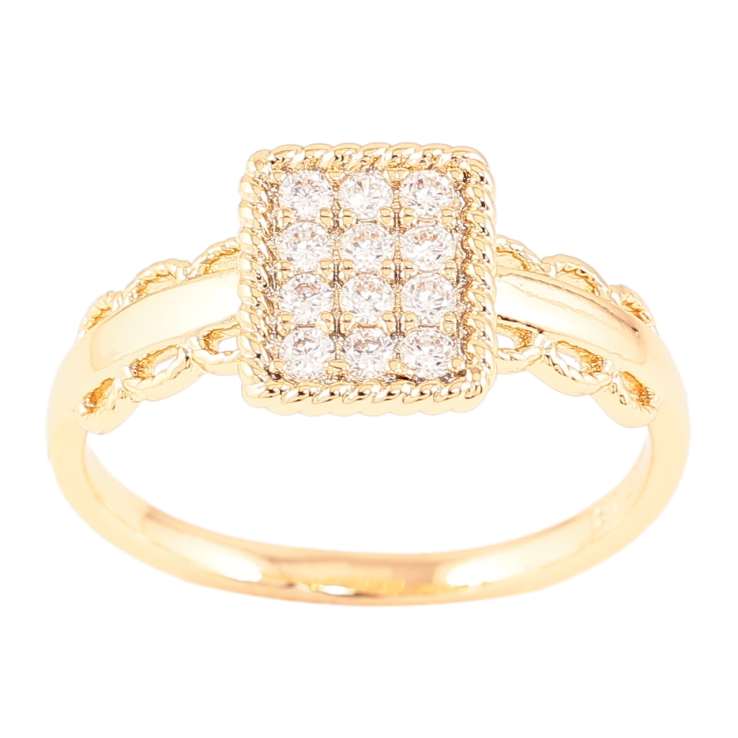 Каблучка Xuping Позолота 18K «Інкрустація цирконієм» фото №22