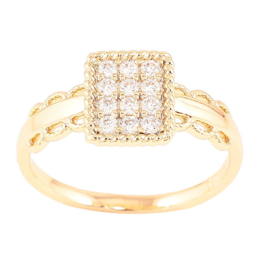 Каблучка Xuping Позолота 18K «Інкрустація цирконієм» фото №1