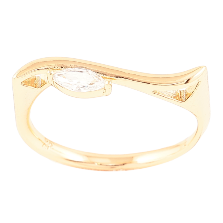 Каблучка Xuping Позолота 18K «Декоративний візерунок з цирконієм» фото №21