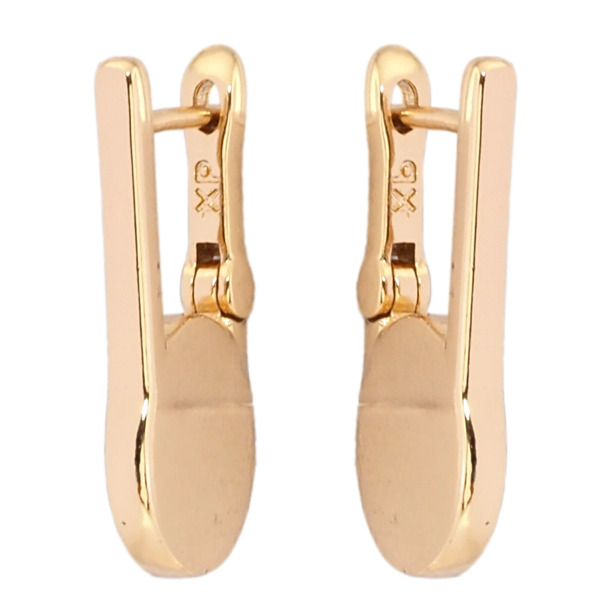 Серьги Xuping Позолота 18K английский замок Декоративные фото №1