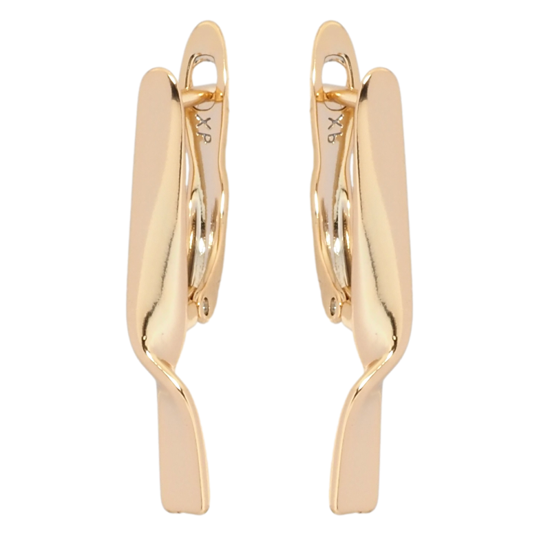 Сережки Xuping Позолота 18K англійський замок Декоративні фото №1