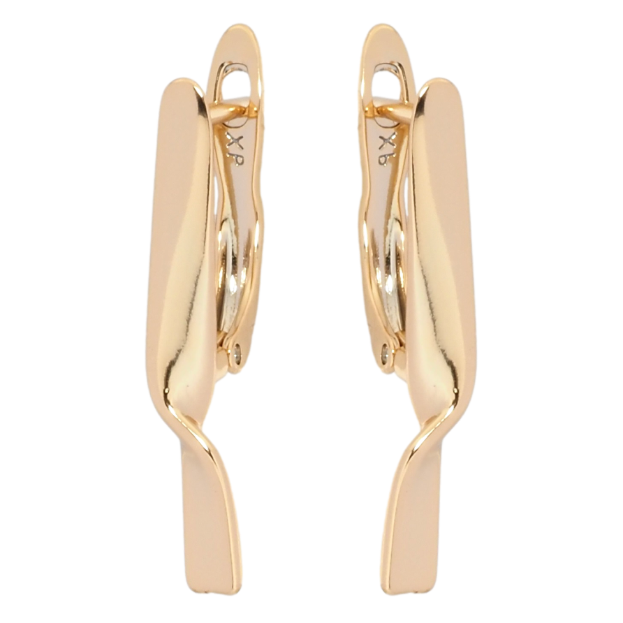 Серьги Xuping Позолота 18K английский замок Декоративные фото №1