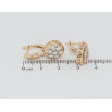 Серьги Xuping Позолота 18K английский замок Цветочный узор с цирконием фото №2 Серьги Xuping Позолота 18K английский замок Цветочный узор с цирконием фото №2