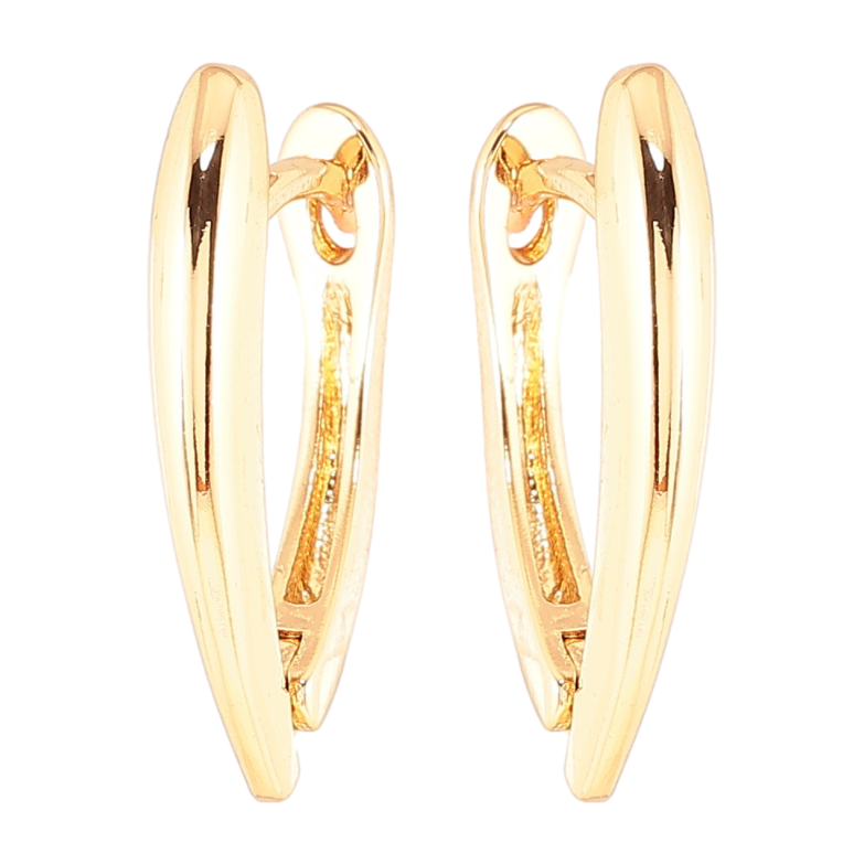 Сережки Xuping Позолота 18K колечка «Скоби» фото №1 Сережки Xuping Позолота 18K колечка «Скоби» фото №1